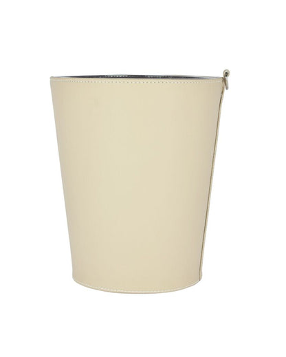 Large Faux Leather with Refined Aesthetic Dustbin | 5 L | 9 x 11 inches