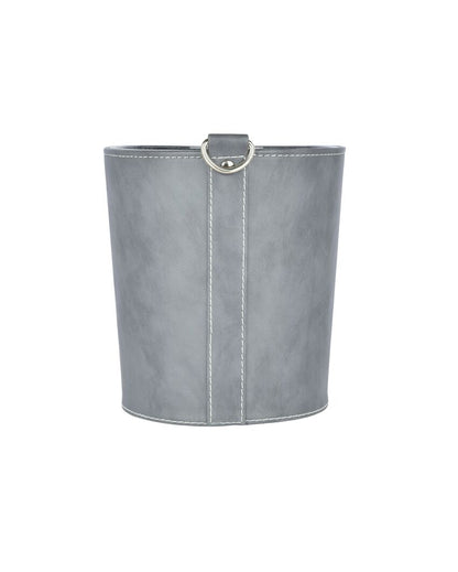 Compact Faux Leather for Small Spaces Dustbin | 2.5 L | 7 x 7 inches