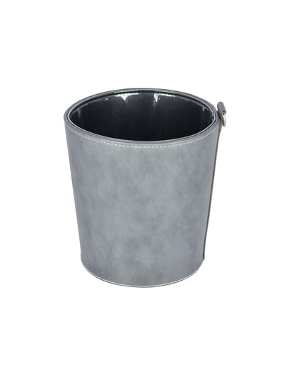 Compact Faux Leather for Small Spaces Dustbin | 2.5 L | 7 x 7 inches