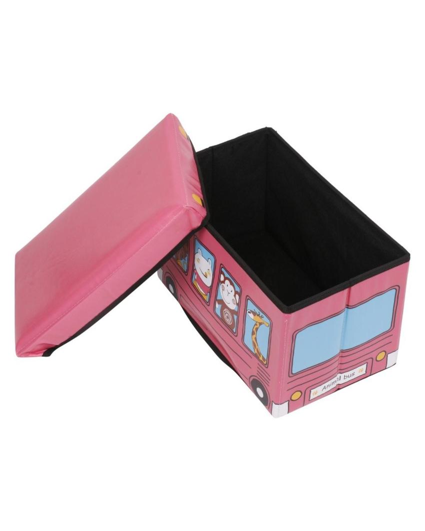 Unique Printed Rectangular Foldable Toy Storage Box | 10 x 15 x 10 inches