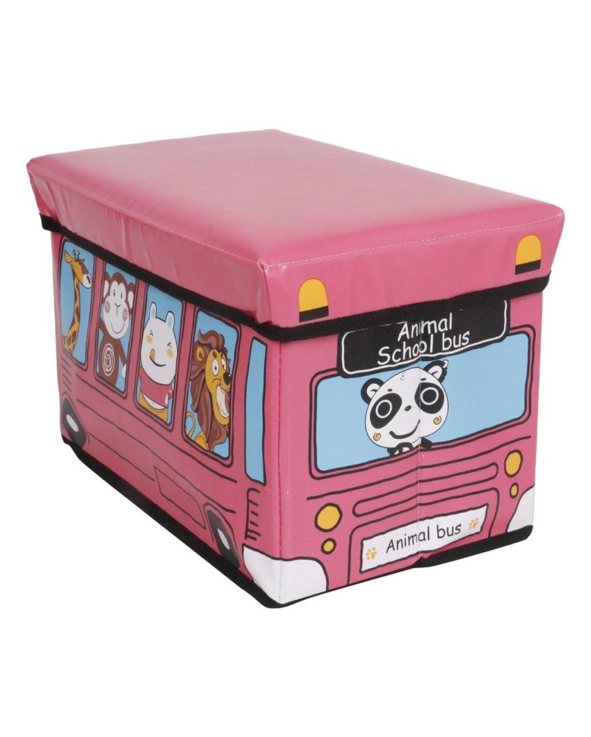 Unique Printed Rectangular Foldable Toy Storage Box | 10 x 15 x 10 inches