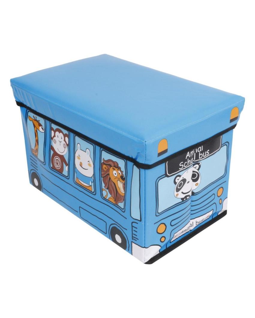 Premium Printed Rectangular Foldable Toy Storage Box | 12 x 19 x 12 inches