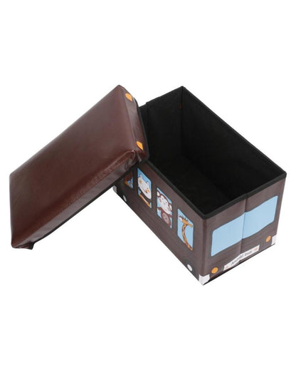 Unique Printed Rectangular Foldable Toy Storage Box | 10 x 15 x 10 inches