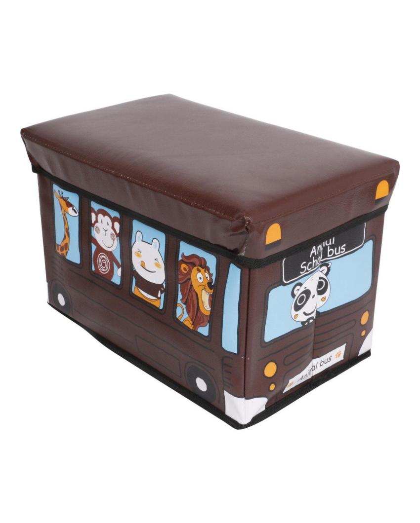 Unique Printed Rectangular Foldable Toy Storage Box | 10 x 15 x 10 inches