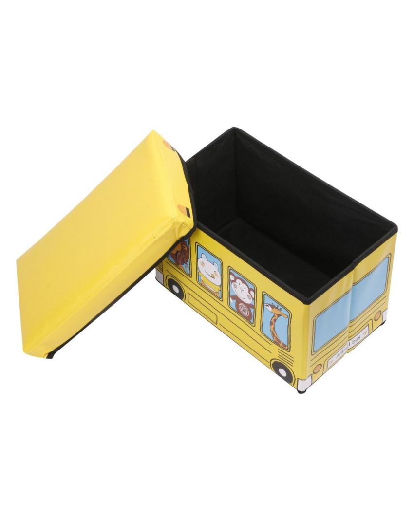 Unique Printed Rectangular Foldable Toy Storage Box | 10 x 15 x 10 inches