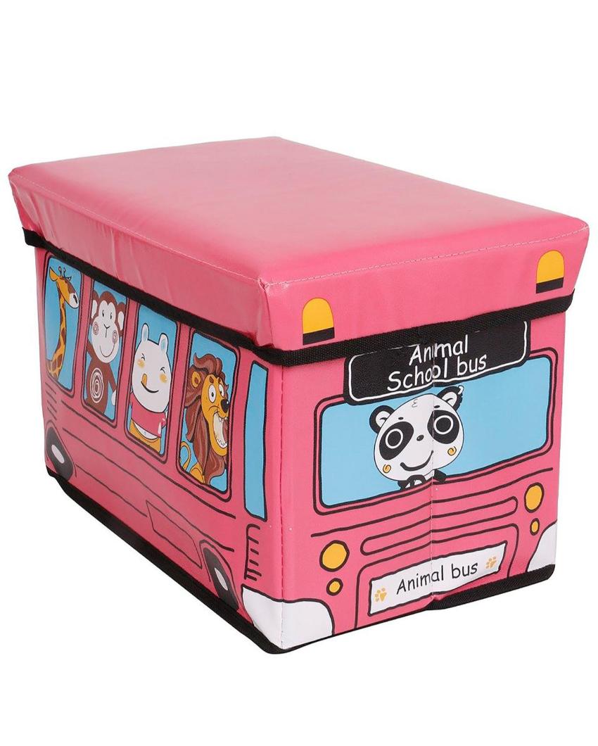 Premium Printed Rectangular Foldable Toy Storage Box | 12 x 19 x 12 inches