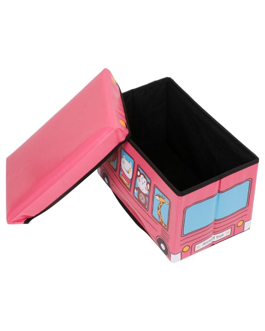 Premium Printed Rectangular Foldable Toy Storage Box | 12 x 19 x 12 inches