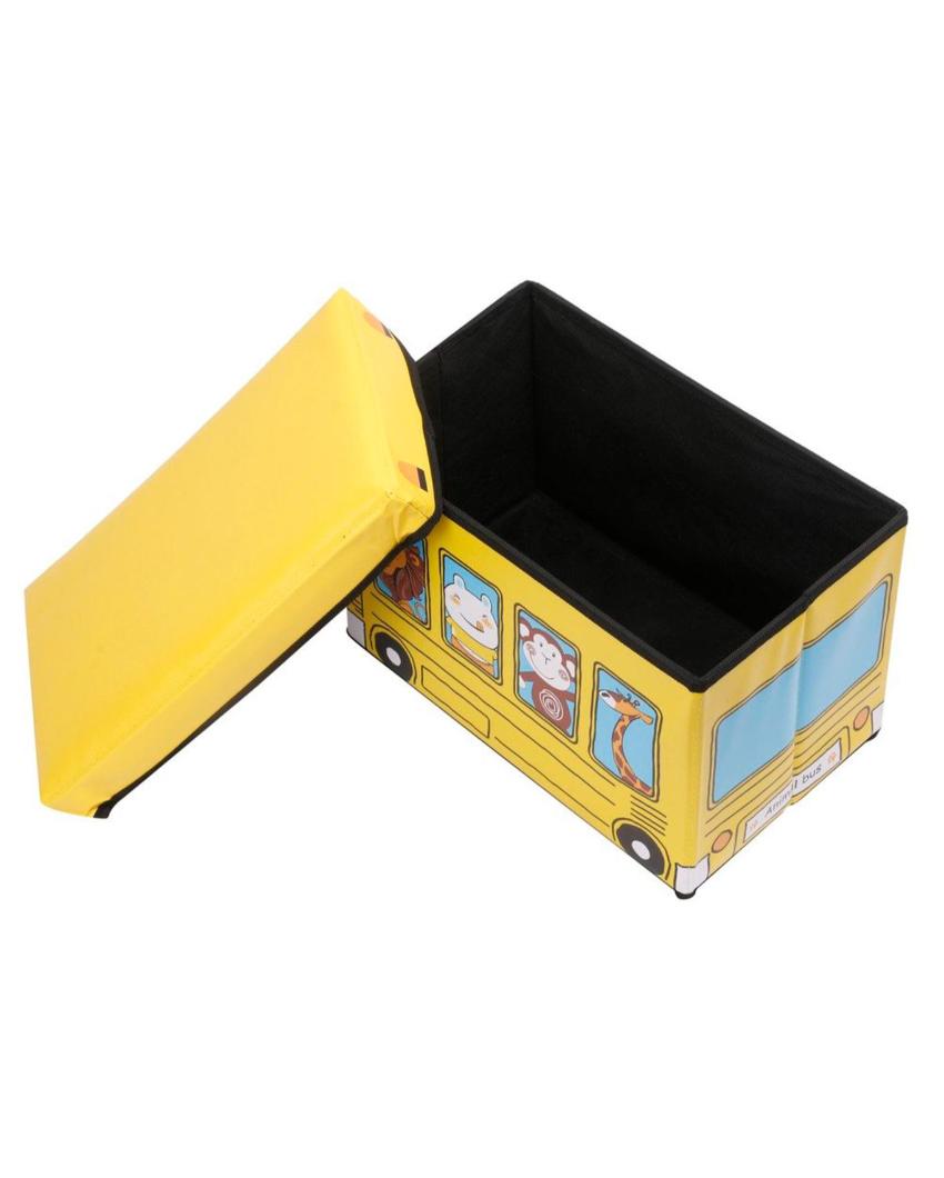 Premium Printed Rectangular Foldable Toy Storage Box | 12 x 19 x 12 inches