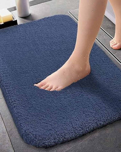 Elegant Super Soft Anti Skid Rectangular Bath Mat | 24 x 16 inches