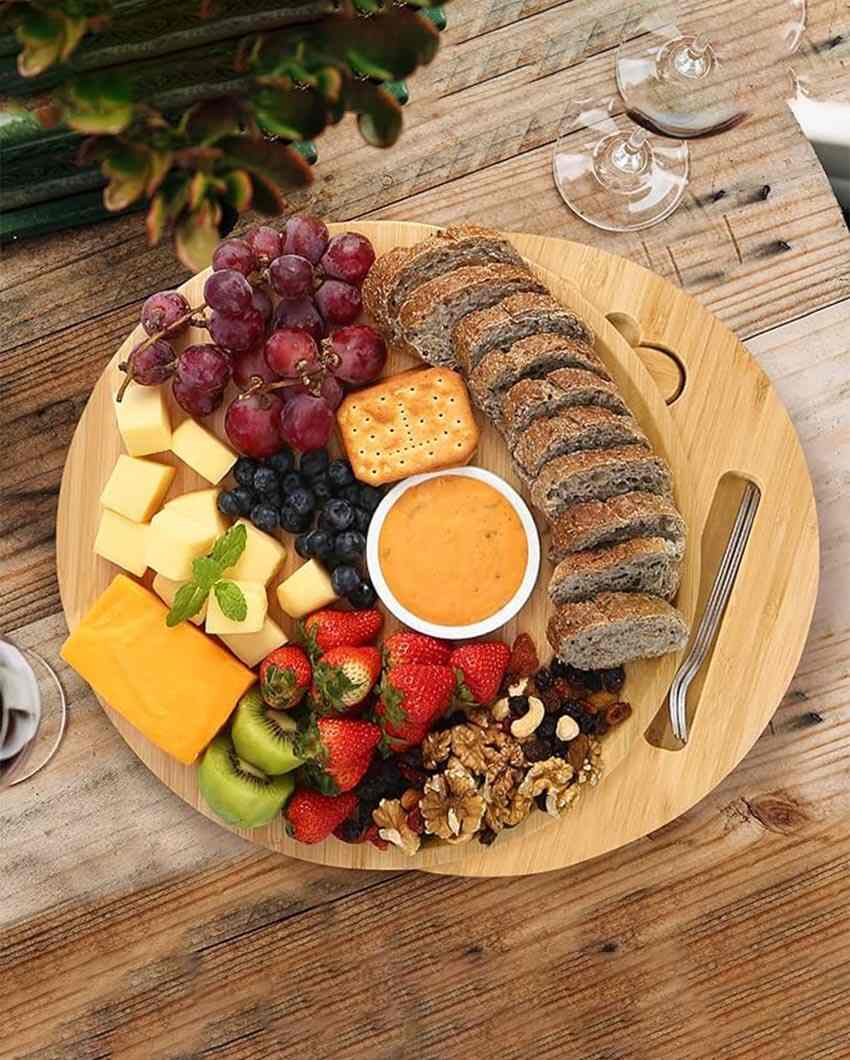 Modern Cheese Board With Knife & Server Set | 11 Pieces