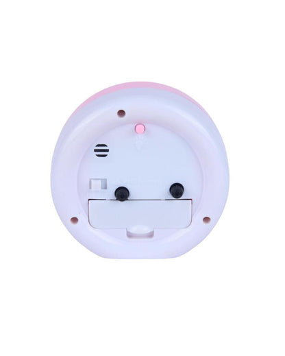 Round Pink Beep Alarm Table Clock | 5 inches