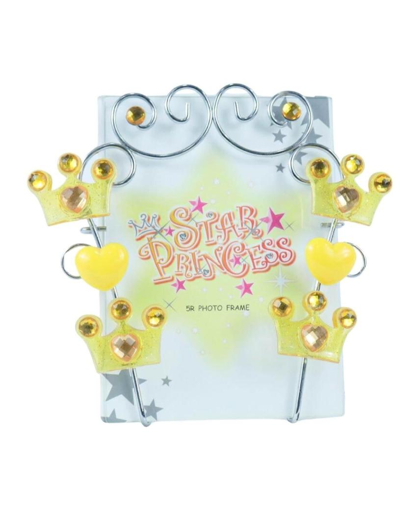 Premium Heart Princess Design Glass Photo Frame | 8 x 6 inches