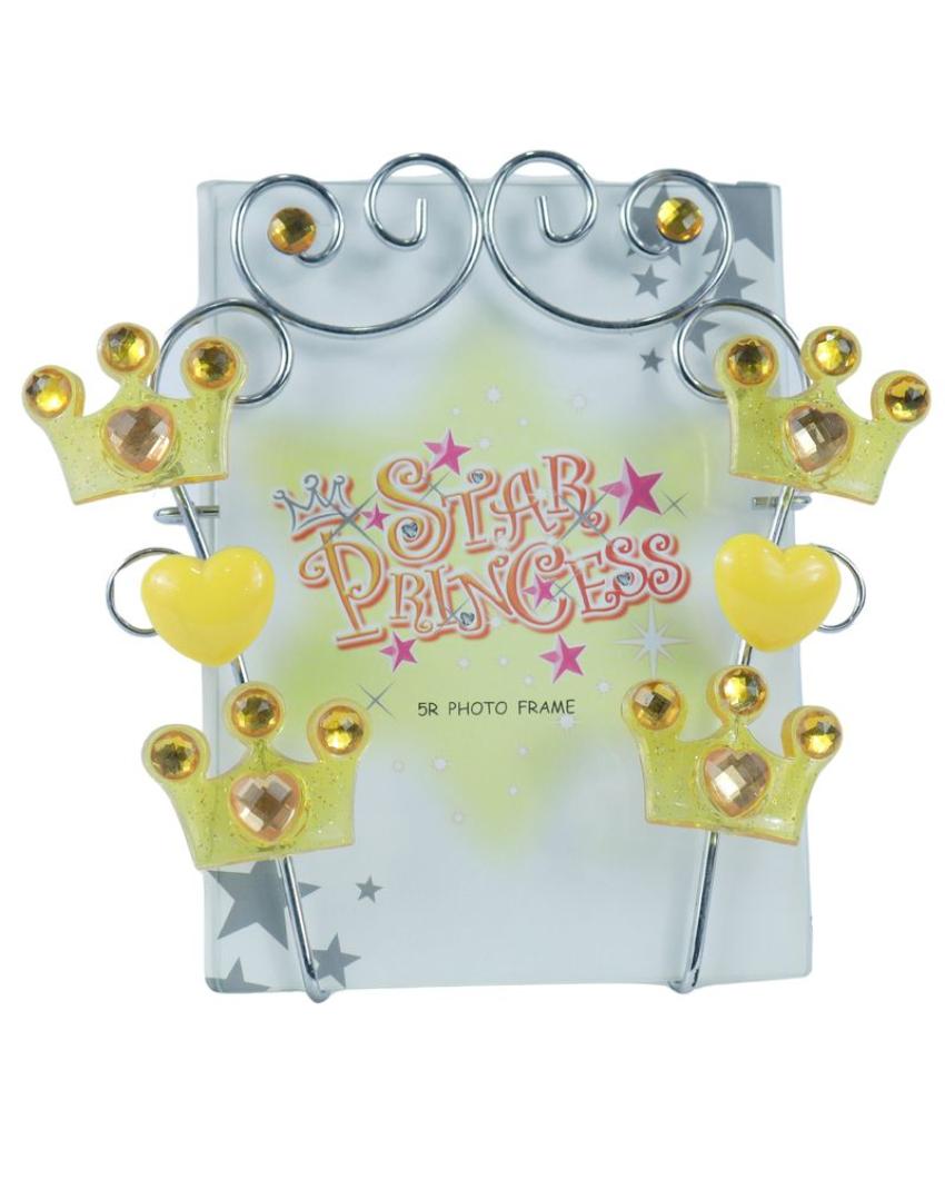 Premium Heart Princess Design Glass Photo Frame | 8 x 6 inches