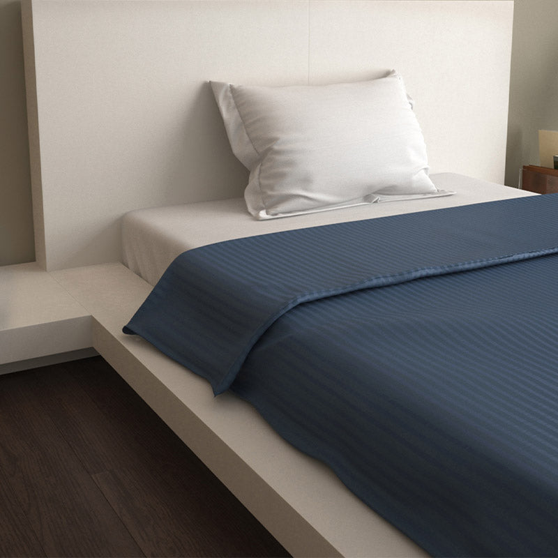 Lia Duvet Cover | Single Size | Multiple Colors Navy