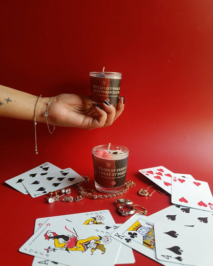 Sophisticated Poker Jar Candle | 3 x 3 inches