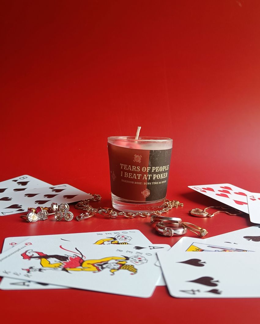 Luxurious Fragrance Poker Jar Candle | 3 x 3 inches