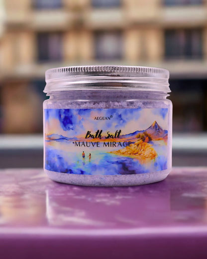 Mauve Mirage Bath Salt | 3 x 3 inches