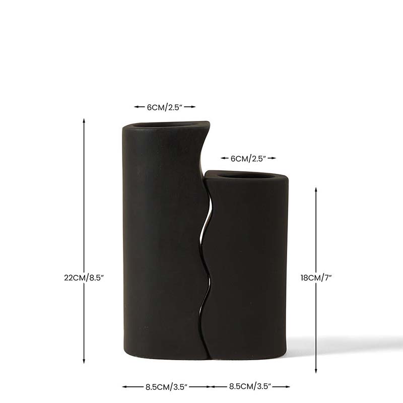 Unique Design Vases | Set Of 2 - Dusaan