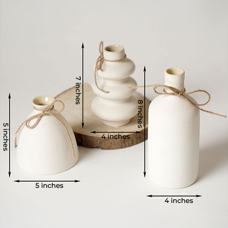 Konso Family Ceramic Vases | Set of 3