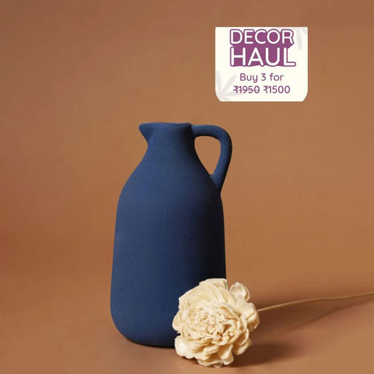 Mini Ceramic Blue Jug