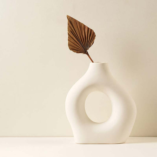 White Nordic Design Vase