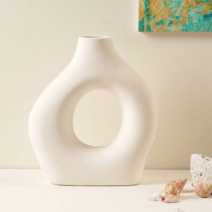 White Nordic Design Vase Default Title