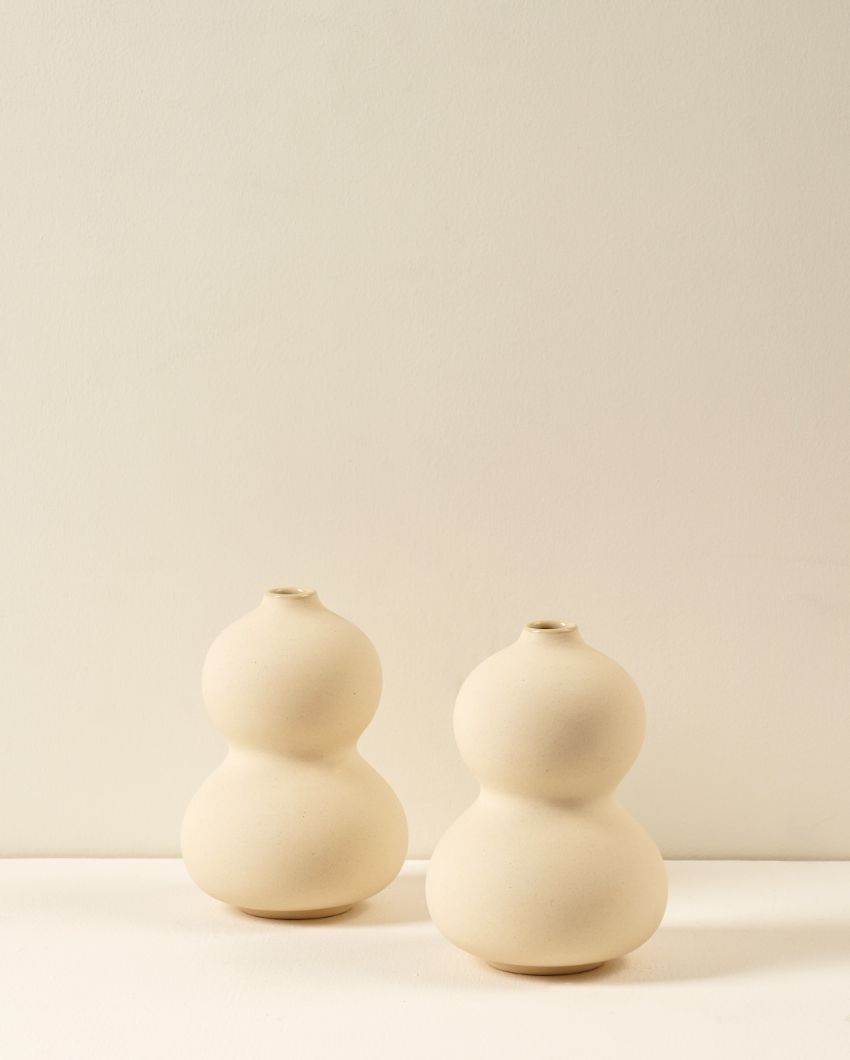 Oreo Ceramic Vase | Set of 2