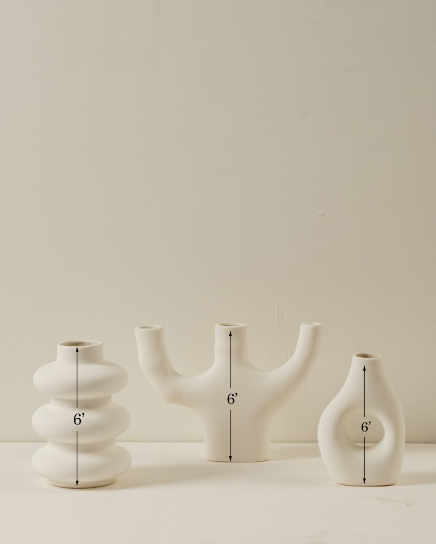 Nico Ceramic Vase | Set of 3