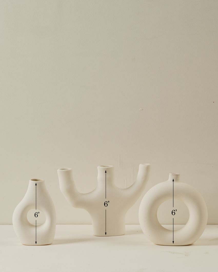 Hanley Ceramic Vase | Set of 3