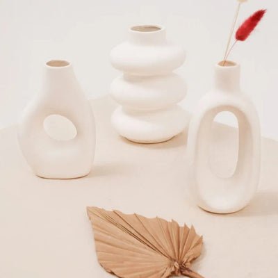 Juno Ceramic Vase | Set of 3