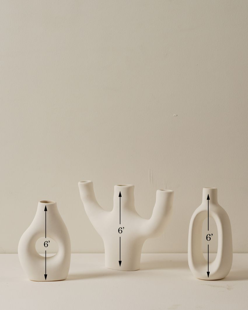 Olla Ceramic Vase | Set of 3