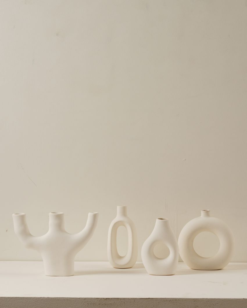 Presley Ceramic Vase | Set of 4