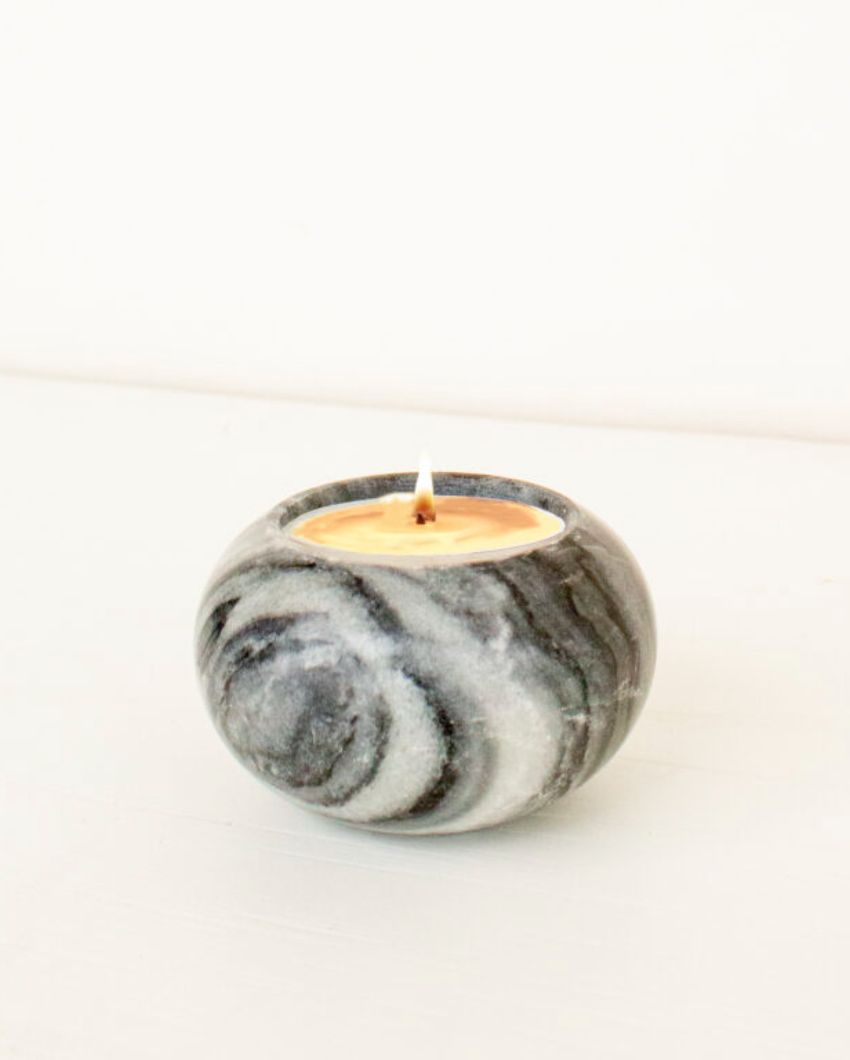 Classic Meets Modern  Concave Candle | 3 x 2 inches