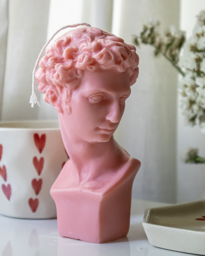 Big Apollo Greek Sculpted Candle | Single | 7.1 x 5.1 x 16.3 cm / 2.8 x 2 x 6.4 inches