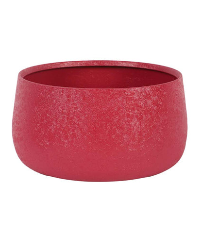 Modern Bowl Textured Planters | Set Of 2 | 5 x 3 inches