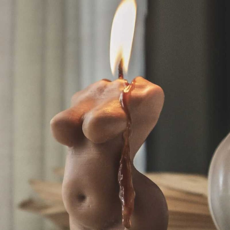 Female torso Candle | 5x 4 Inches
