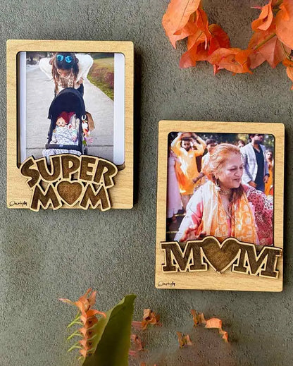 The Super Mom 2 Magnet Frames