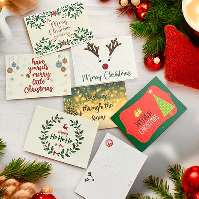 Send Holiday Wishes with a Seasonal Postcard Pack