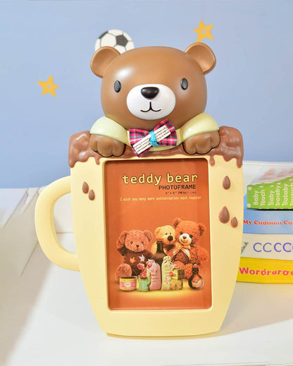 Teddy Bear Plastic Photo Frame | 11 x 8 inches