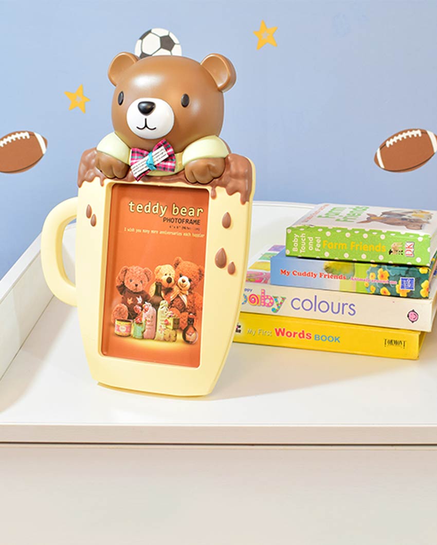 Teddy Bear Plastic Photo Frame | 11 x 8 inches