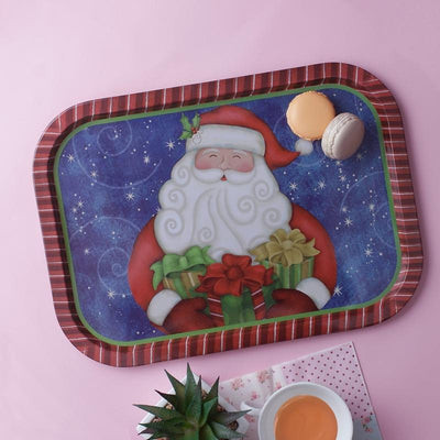 Blue Santa Tray | Set Of 2 Default Title