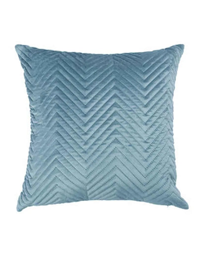 Chic Quilted Velvet Cushion Covers With Top Zipper  | Multiple Colors | 16 x 16 inches