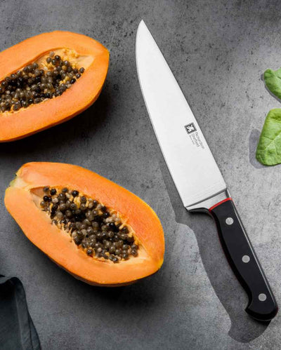 Functional Versatility Velocity Chef Knife With Black Handle | 8 x 2 inches