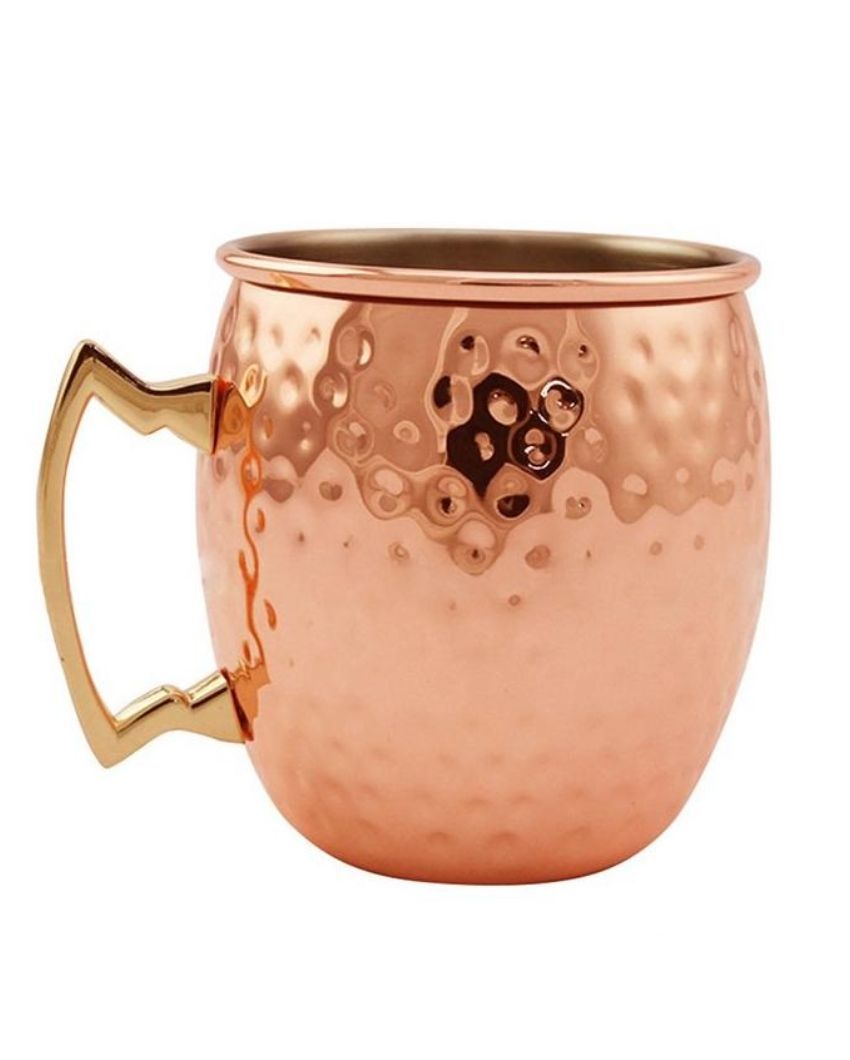 Premium Copper Mugs | Set Of 2 | 500 ml | 4 x 4 inches