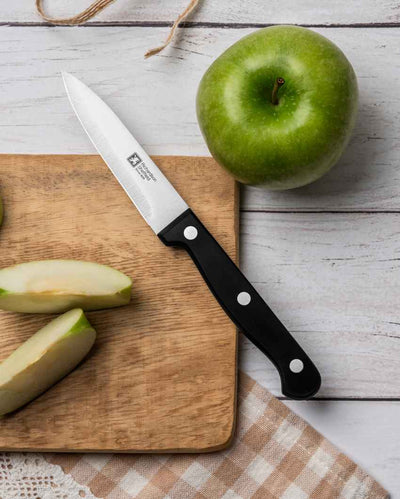 Handy Use Artisan Paring Knife With Black Handle | 4 inches