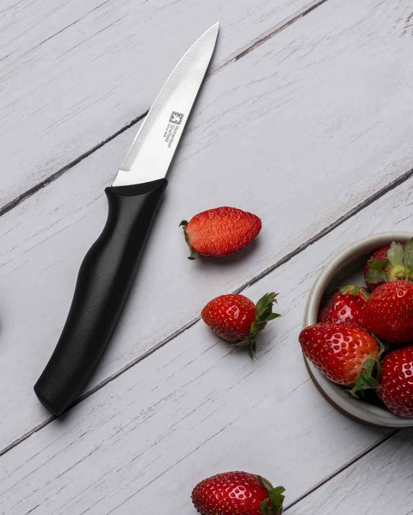 Top-Grade Premium Chef Mate Paring Knife With Black Handle | 4 inches