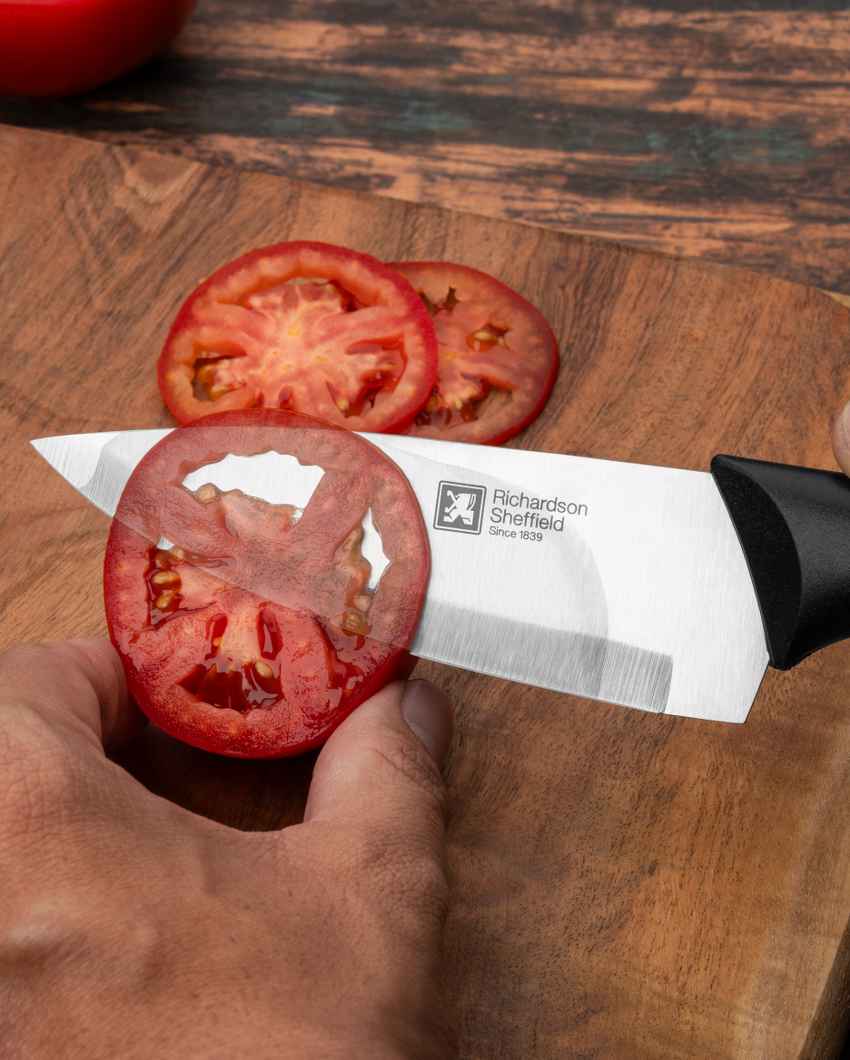 Versatile Chef Mate Chef Knife With Black Handle