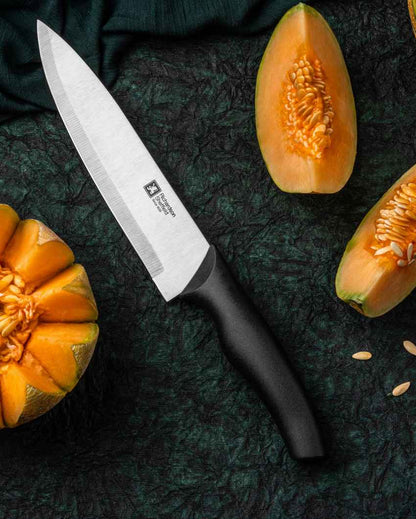 Versatile Chef Mate Chef Knife With Black Handle