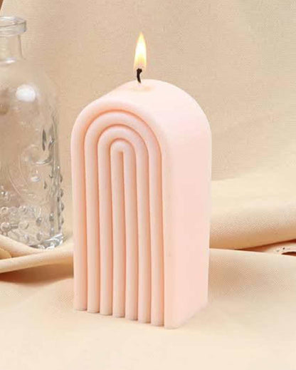 Colorful Glow Rainbow Arch Soy Wax Candle | Single | 12.7 x 5.1 cm / 5 x 2 inches