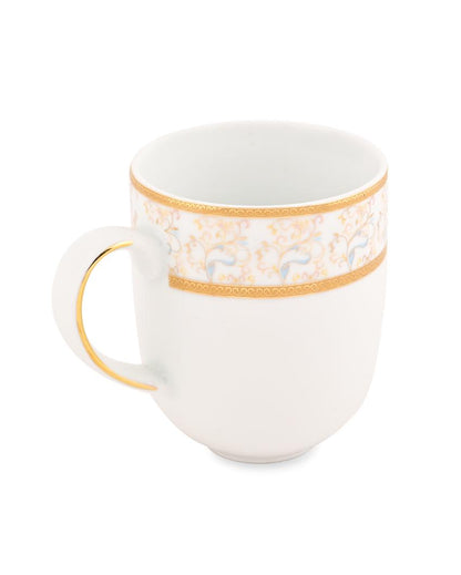 Rainbow Gold Porcelain Coffee Mugs | Set Of 2